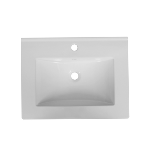 NS2001-60 Раковина накладная 60см белая OLIVEEKA фото 2