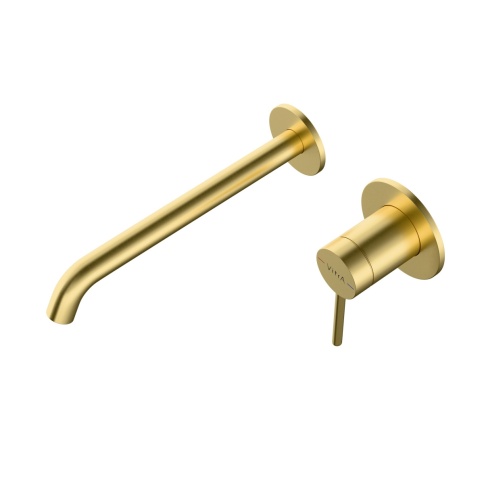 A4354925EXP Minimax Round Внешняя часть встроенного смесителя для раковины золото брашированное VITRA фото 2