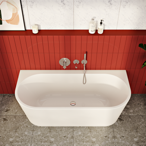 65420006000 Geo Ванна 180х80 пристенная VITRA фото 3