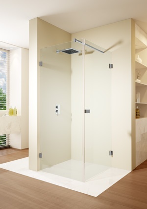 SCANDIC NXT X201 770x970x2000 L Черный душевое ограждение, хром RIHO фото 1