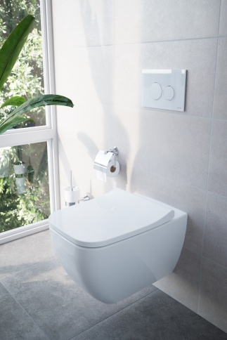 7742B003-0075 Shift Подвесной унитаз безободковый без сиденья фото 3