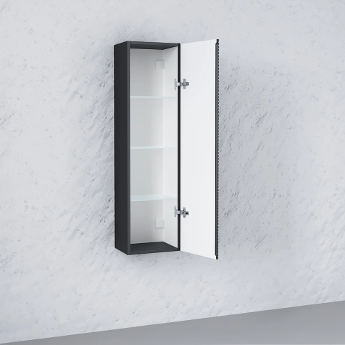 *Stn.04.120/P/A/JR Пенал Stone 120 подвесной  антрацит JORNO фото 2