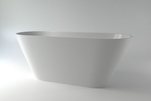 1.01.006.11.1 SELENA Ванна 161x68 Soft Rock Белый матовый HOLBI фото 1