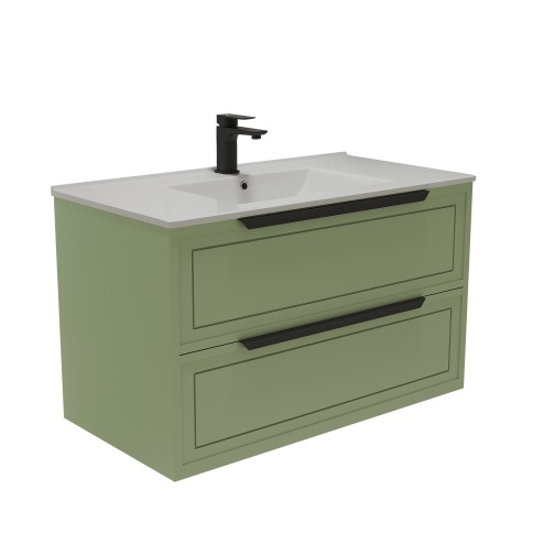 S80F Тумба под раковину/столешницу Севилья 80 Фисташковый (RAL 6019) фото 1