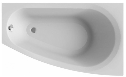 ВАС012000П100 BALINE Ванна асимметричная правая 150х90 белая ALBA SPA фото 1