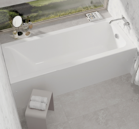 ВПР0390000100 MERRY Ванна прямоугольная 170х70 белая ALBA SPA фото 2