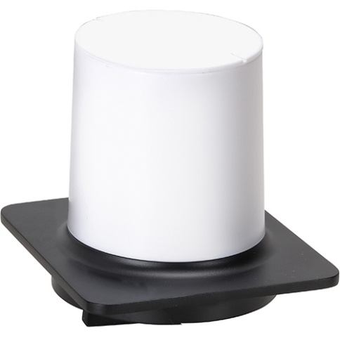 167109260 ORGANIC BLACK Настенный дозатор для жидкого мыла черный матовый BEMETA фото 1