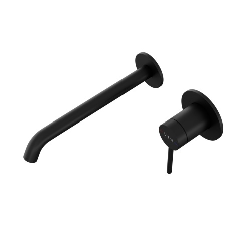 A4354936EXP Minimax Round Внешняя часть встроенного смесителя для раковины черный матовый VITRA фото 2