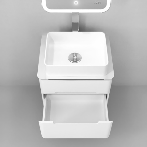 Bos.01.60/P/W Тумба  Bosko 60 подвесная белый JORNO фото 3