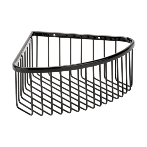 159208312 HEMATIT Угловая полочка для мыла антрацит глянец BEMETA фото 1