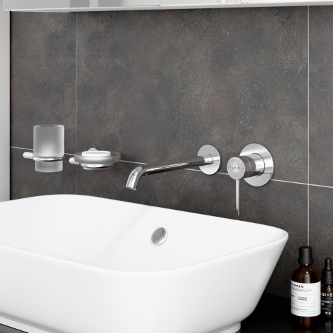 A43549EXP Minimax Round Внешняя часть встроенного смесителя для раковины хром VITRA фото 6