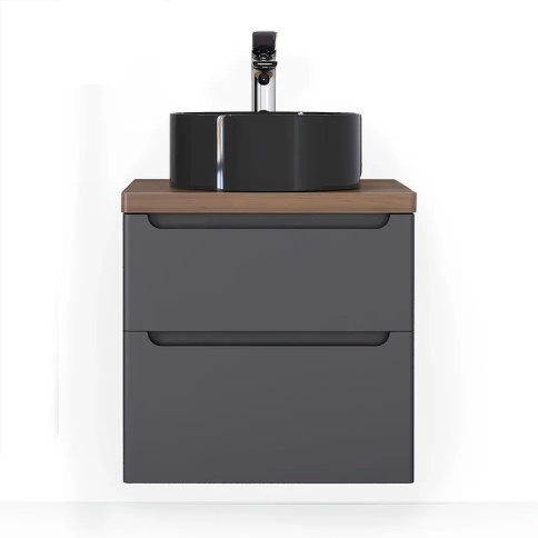 *wood.01.60/P/GR Тумба Wood 60 серая серый JORNO фото 2