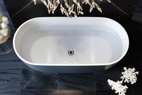 1.01.001.11.2 VENUS Ванна 168x80 Soft Rock Duo палитра RAL HOLBI фото 2