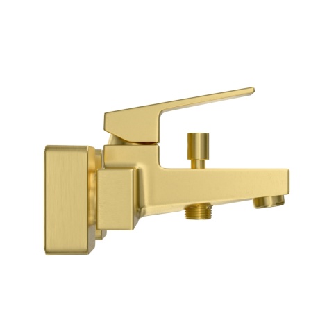 A4352025EXP Minimax Square Смеситель для ванны (без душевого гарнитура) золото брашированное VITRA фото 4