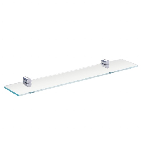 157102241 ORGANIC Полка стеклянная сталь полированная BEMETA фото 1