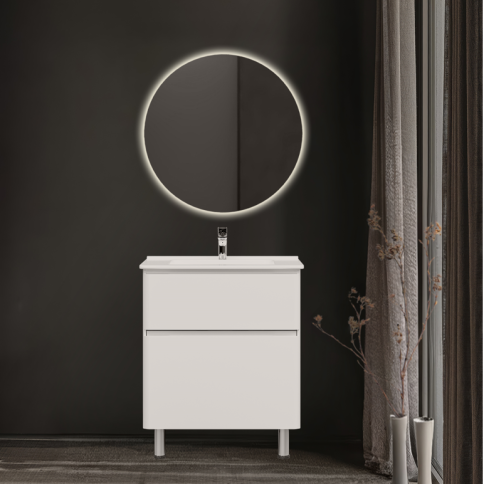 ChiLu.01.70/N/W/JR Тумба Chiara luce 70 напольная/подвесная белая JORNO фото 2