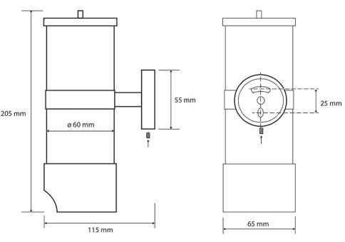 146503172 OMEGA Диспенсер для косметических тампонов, хром BEMETA фото 2