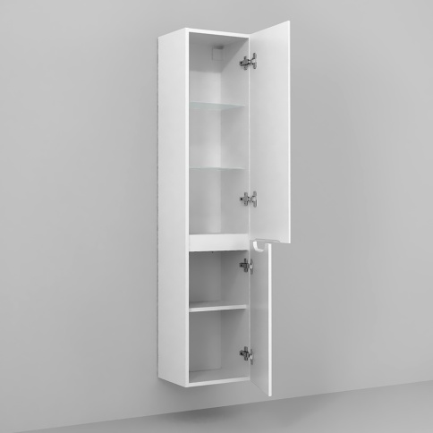 *Wood.04.150/P/W Пенал Wood 150 белый подвесной белый JORNO фото 2