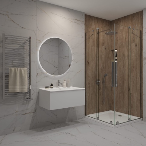 ZD60 Зеркало круглое 60см с фоновой подсветкой фото 5