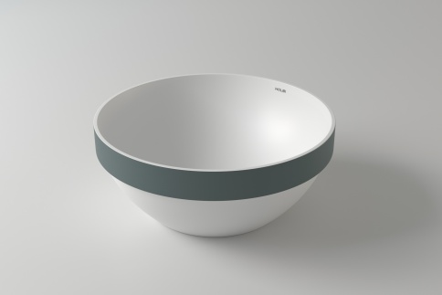 1.02.021.11.2 CAPELLA Раковина полувстроенная 41x41 Soft Rock Duo палитра RAL HOLBI фото 1