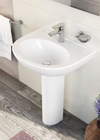 5786B003-0001 Zentrum Раковина 60 см белая VITRA фото 2