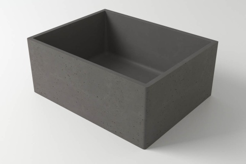 2.02.012.44.4 HALLEY Мойка кухонная 53x39 Nano Concrete бетон HOLBI фото 1