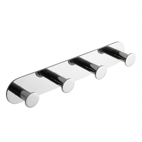 163106391 EASY Планка с 4-мя крючками сталь полированная BEMETA фото 1