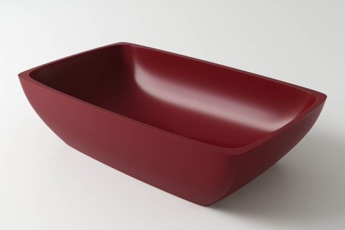 1.02.010.11.3 TITAN Раковина 59x36 Soft Rock Color палитра RAL HOLBI фото 1