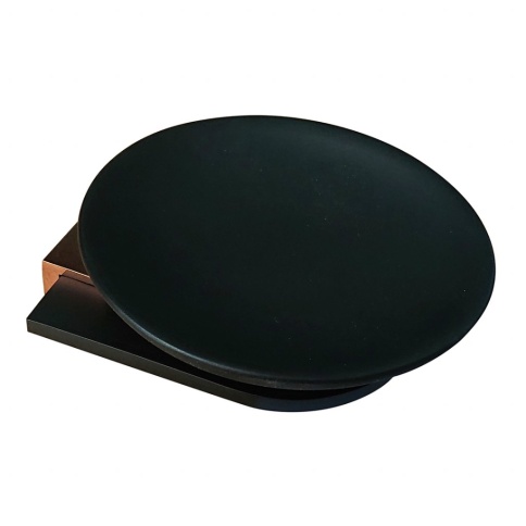 108108020 GALLA Мыльница стеклянная черный - розовое золото BEMETA фото 1