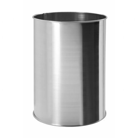 115115035 HOTEL Мусорный ящик 9 л сталь шлифованная BEMETA фото 1