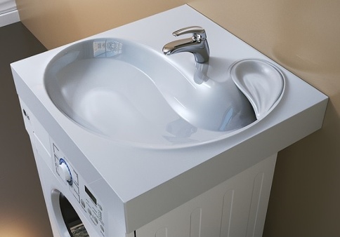 4627173210348 Раковина Buta 60 на стиральную машину белый JORNO фото 3