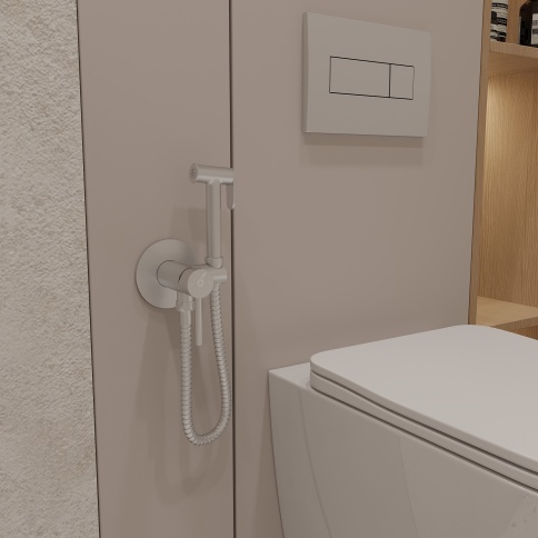 OL-829902-CR Y-LINE Гигиенический душ со смесителем хром OLIVEEKA фото 2