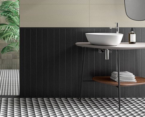 62581 Plural Столешница-консоль 100 см под раковину цвет матовый белый правая VITRA фото 2