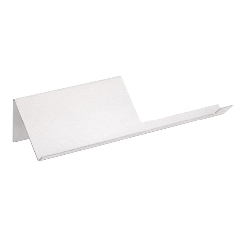 101104015 NIVA Держатель туалетной бумаги с полочкой  сталь шлифованная BEMETA фото 1