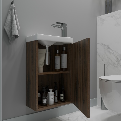 MS40AT Тумба под раковину Монови Слим 40 Аттик фото 3