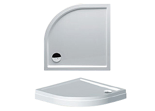 D002020005 Душевой поддон DAVOS 285 100x100 белый R550 с панелью RIHO фото 1