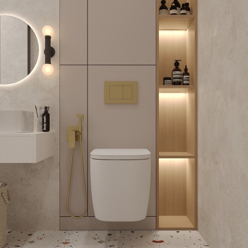 OL-G1 Унитаз подвесной безободковый Tornado с сиденьем микролифт белый OLIVEEKA фото 6