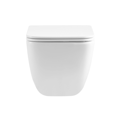 OL-1216 Унитаз подвесной безободковый Tornado с сиденьем микролифт белый OLIVEEKA фото 2